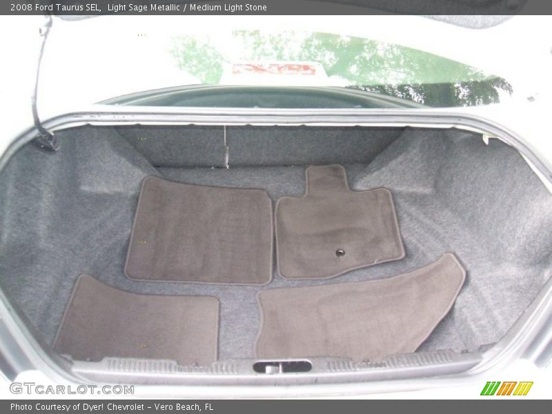 Light Sage Metallic / Medium Light Stone 2008 Ford Taurus SEL