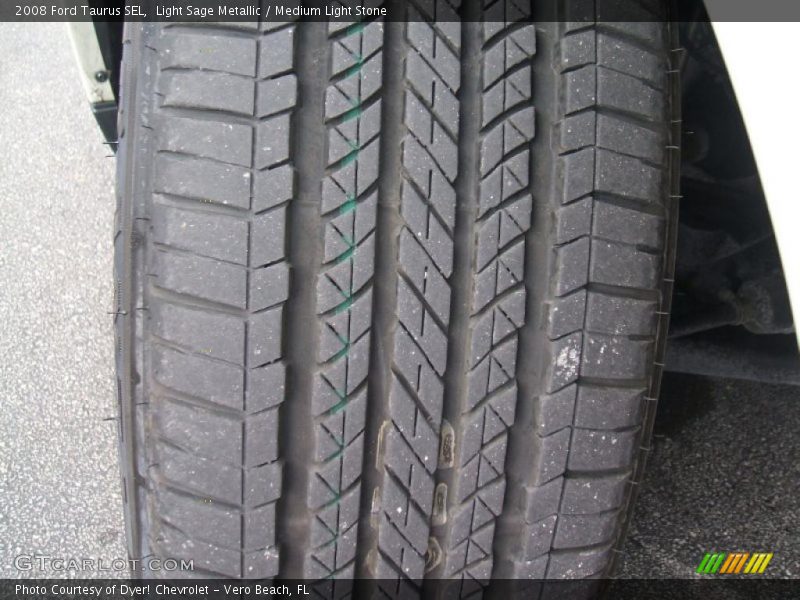 Light Sage Metallic / Medium Light Stone 2008 Ford Taurus SEL