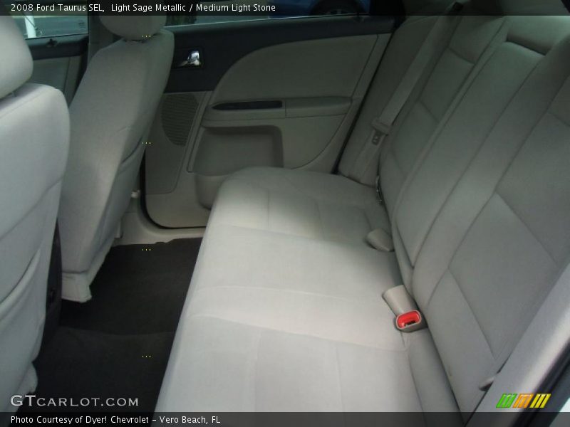 Light Sage Metallic / Medium Light Stone 2008 Ford Taurus SEL