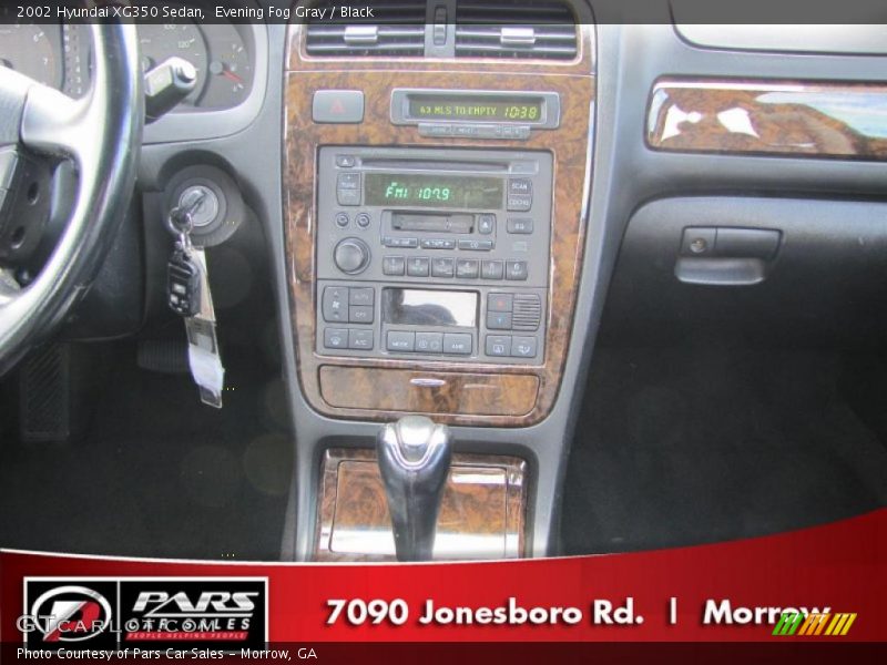 Evening Fog Gray / Black 2002 Hyundai XG350 Sedan