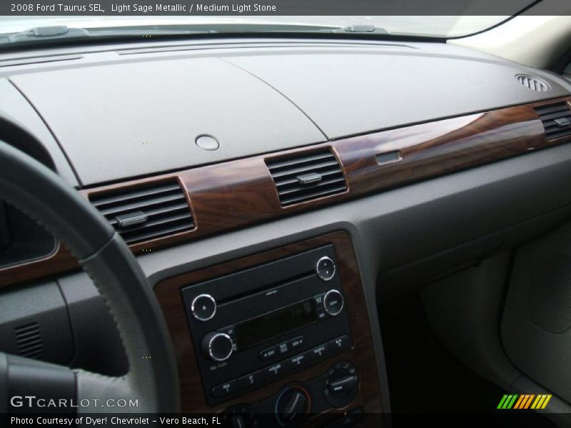 Light Sage Metallic / Medium Light Stone 2008 Ford Taurus SEL