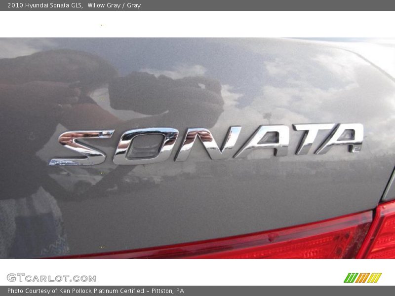 Willow Gray / Gray 2010 Hyundai Sonata GLS