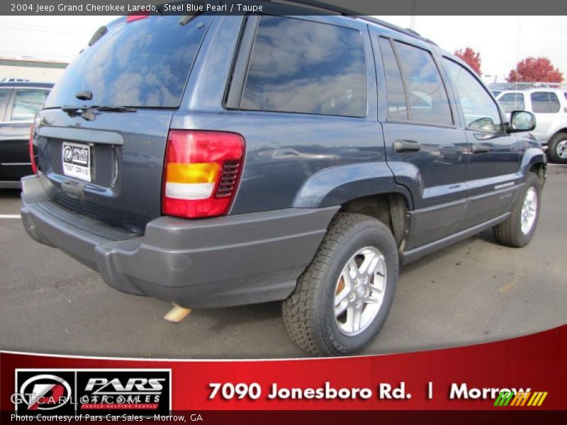 Steel Blue Pearl / Taupe 2004 Jeep Grand Cherokee Laredo