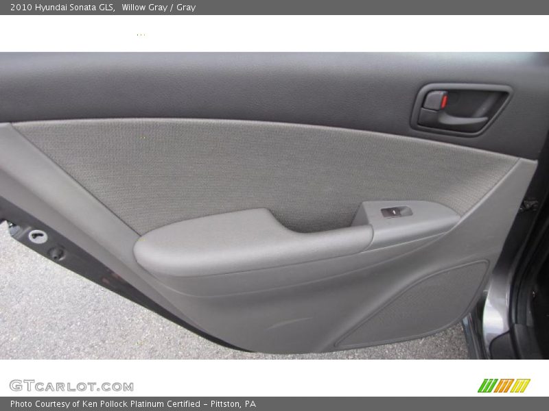 Willow Gray / Gray 2010 Hyundai Sonata GLS