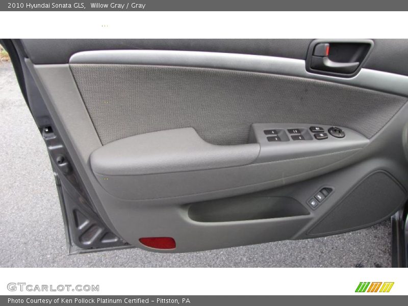 Willow Gray / Gray 2010 Hyundai Sonata GLS