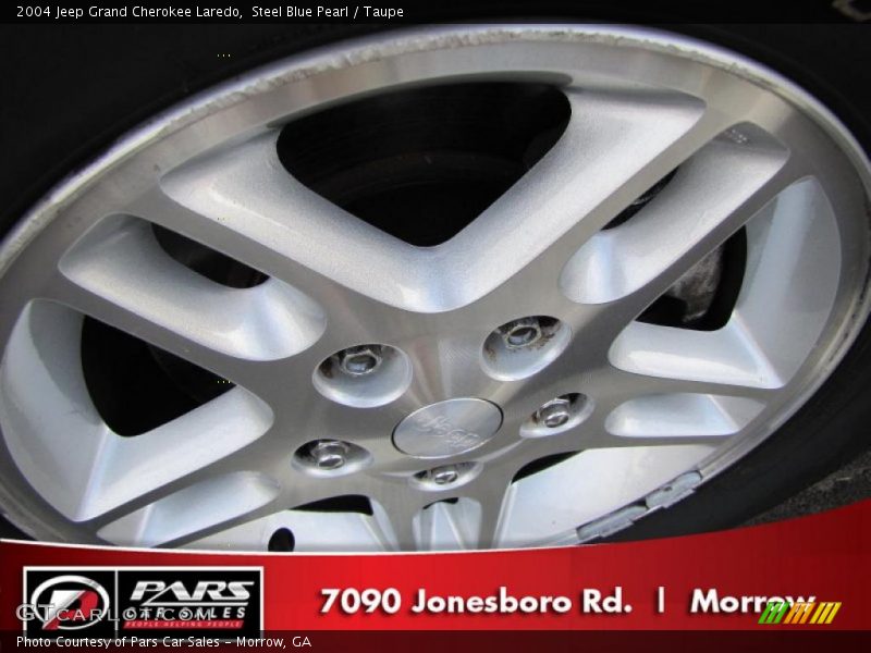 Steel Blue Pearl / Taupe 2004 Jeep Grand Cherokee Laredo