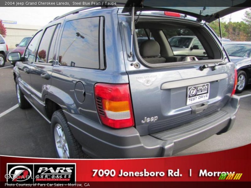 Steel Blue Pearl / Taupe 2004 Jeep Grand Cherokee Laredo