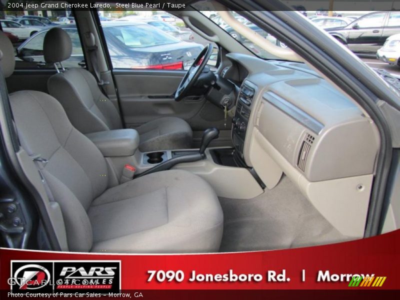 Steel Blue Pearl / Taupe 2004 Jeep Grand Cherokee Laredo