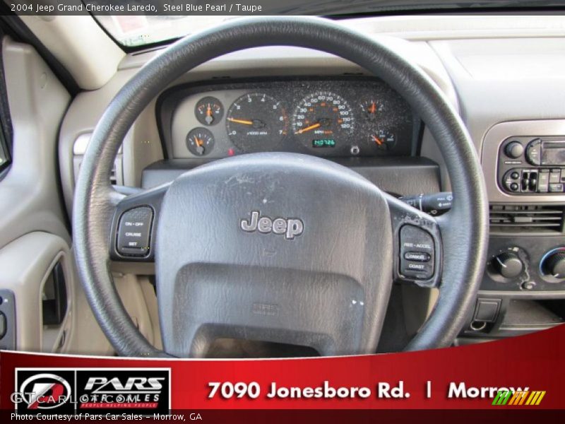 Steel Blue Pearl / Taupe 2004 Jeep Grand Cherokee Laredo
