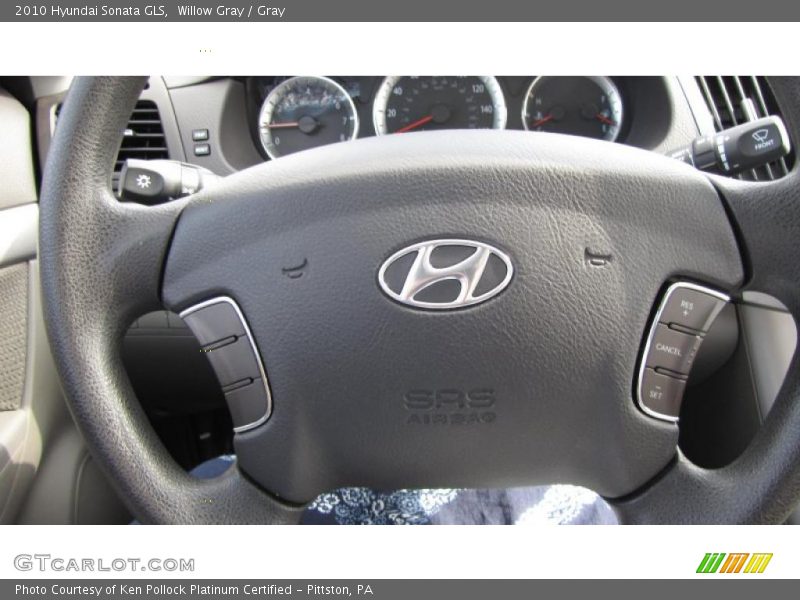 Willow Gray / Gray 2010 Hyundai Sonata GLS