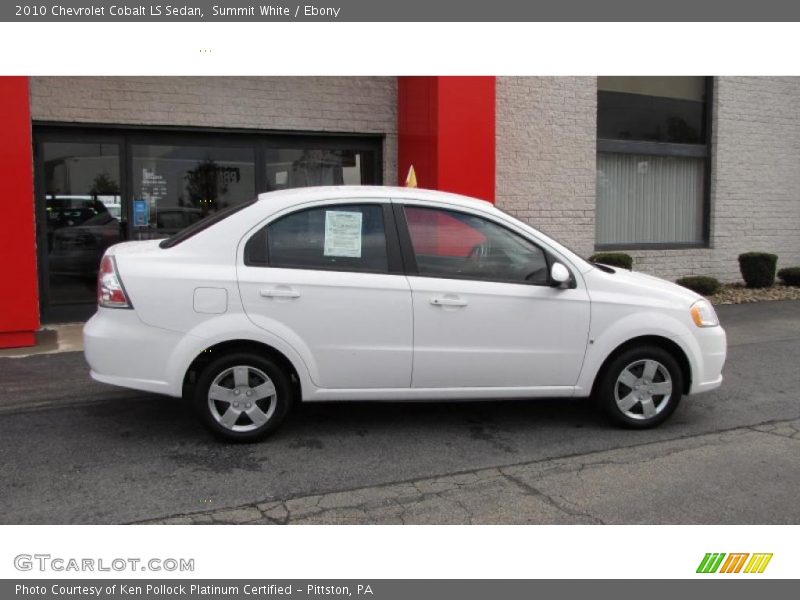 Summit White / Ebony 2010 Chevrolet Cobalt LS Sedan