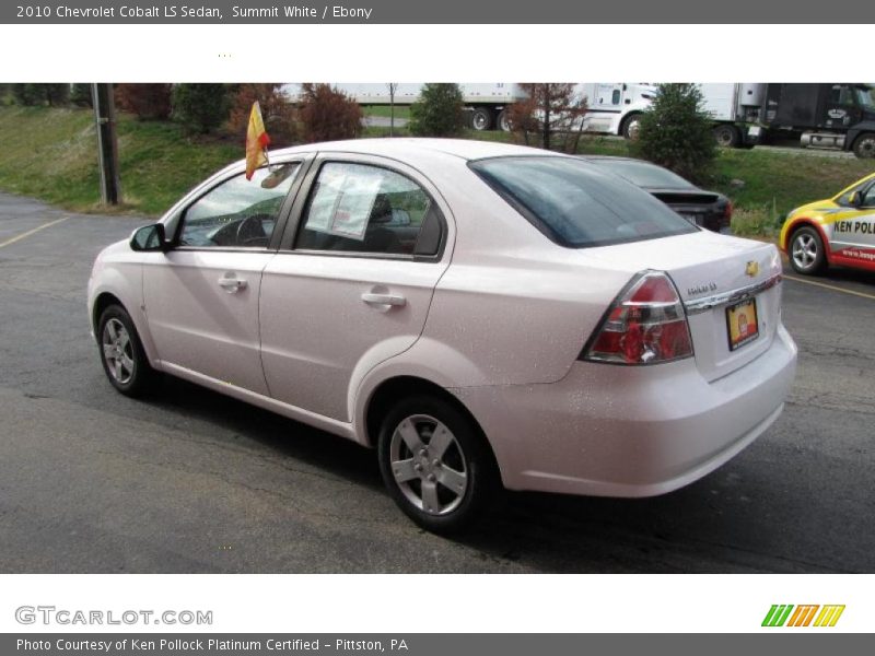 Summit White / Ebony 2010 Chevrolet Cobalt LS Sedan