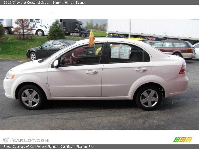 Summit White / Ebony 2010 Chevrolet Cobalt LS Sedan