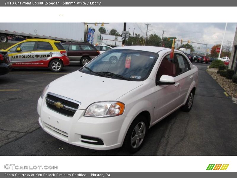 Summit White / Ebony 2010 Chevrolet Cobalt LS Sedan