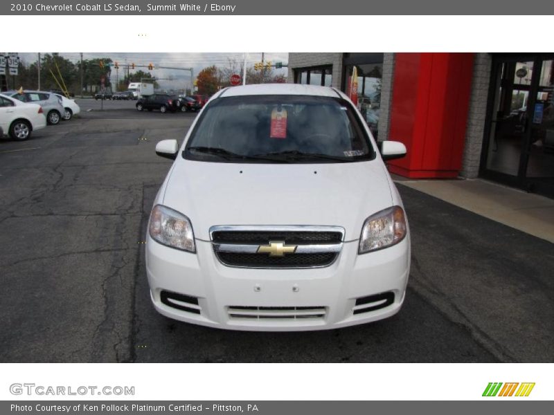 Summit White / Ebony 2010 Chevrolet Cobalt LS Sedan