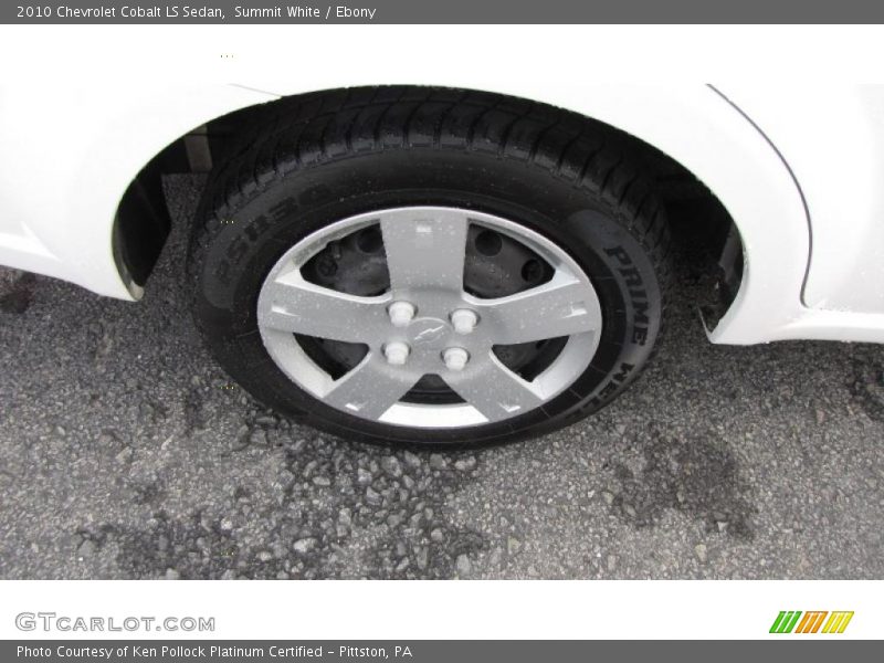 Summit White / Ebony 2010 Chevrolet Cobalt LS Sedan