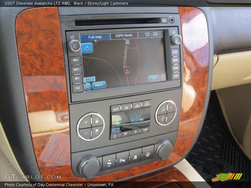 Navigation of 2007 Avalanche LTZ 4WD