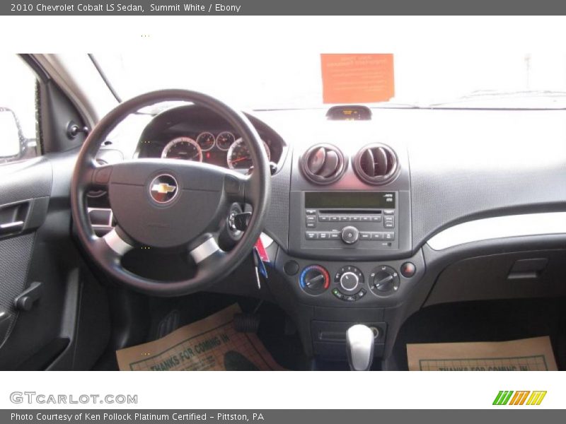 Summit White / Ebony 2010 Chevrolet Cobalt LS Sedan