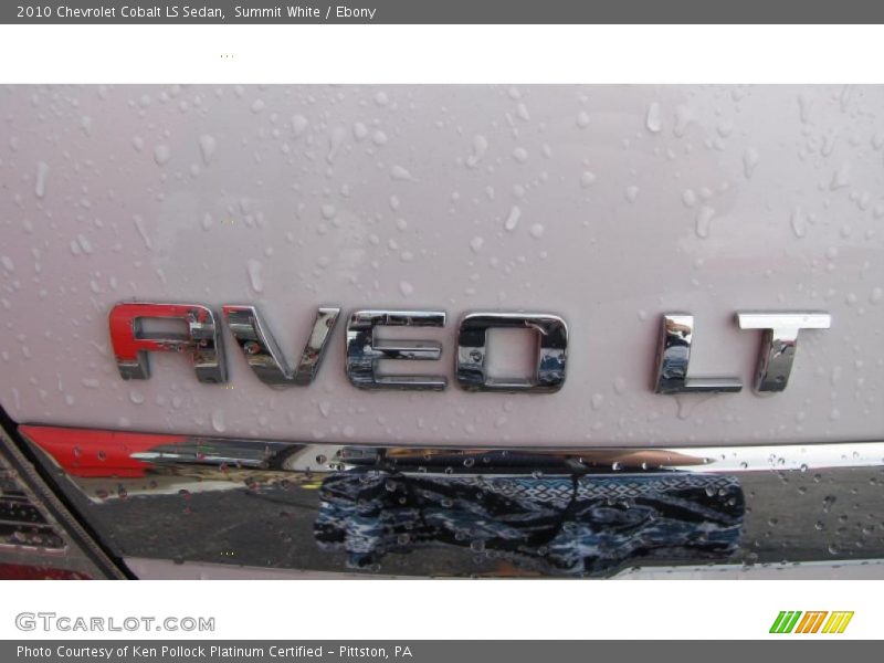 Summit White / Ebony 2010 Chevrolet Cobalt LS Sedan