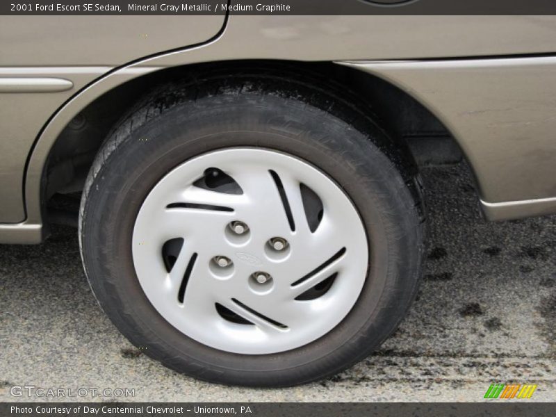 Mineral Gray Metallic / Medium Graphite 2001 Ford Escort SE Sedan