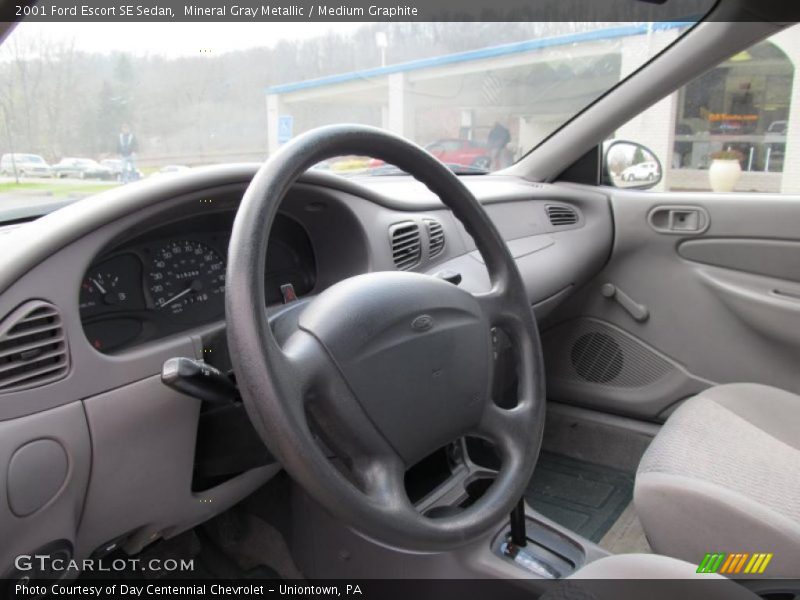  2001 Escort SE Sedan Medium Graphite Interior