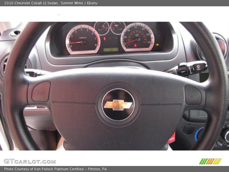 Summit White / Ebony 2010 Chevrolet Cobalt LS Sedan