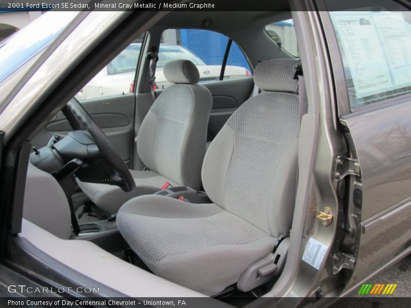  2001 Escort SE Sedan Medium Graphite Interior