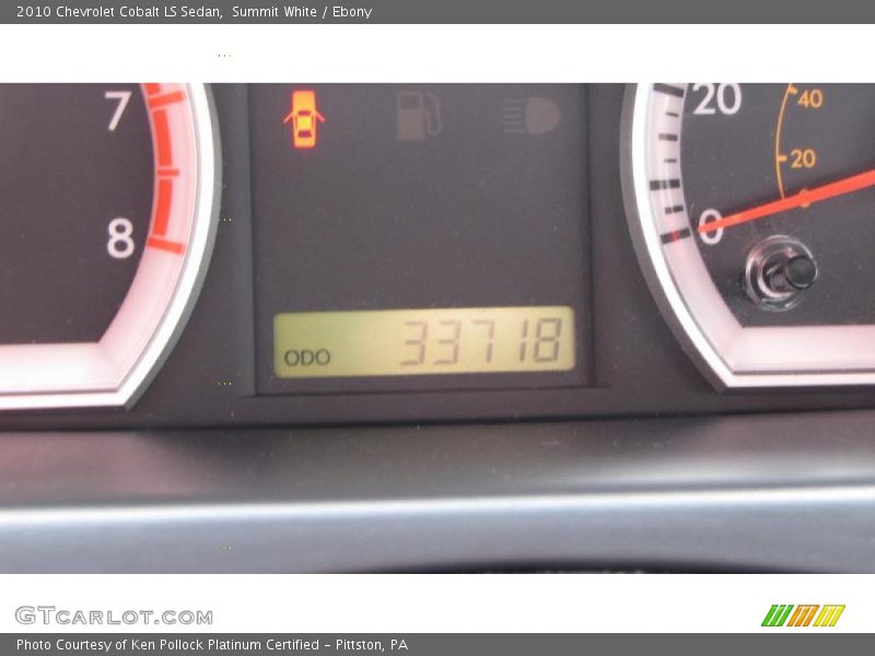 Summit White / Ebony 2010 Chevrolet Cobalt LS Sedan