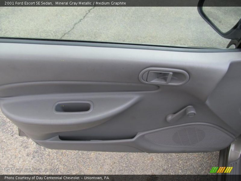 Mineral Gray Metallic / Medium Graphite 2001 Ford Escort SE Sedan