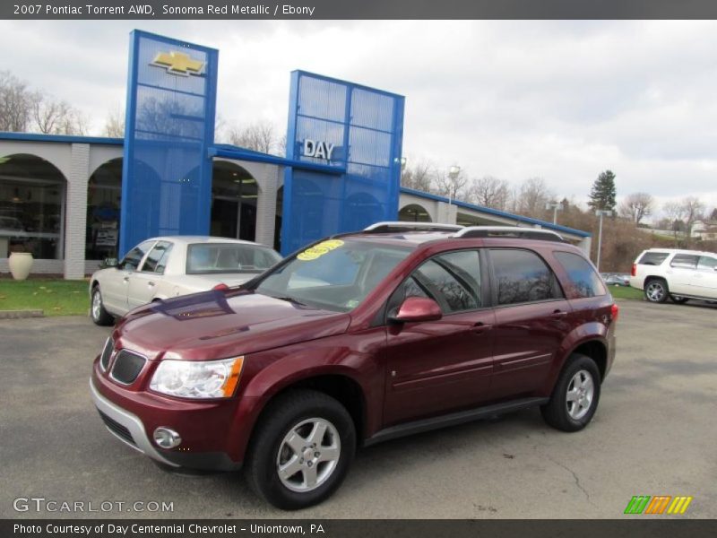 Sonoma Red Metallic / Ebony 2007 Pontiac Torrent AWD