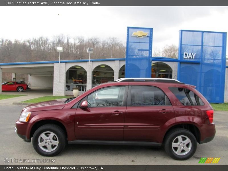 Sonoma Red Metallic / Ebony 2007 Pontiac Torrent AWD