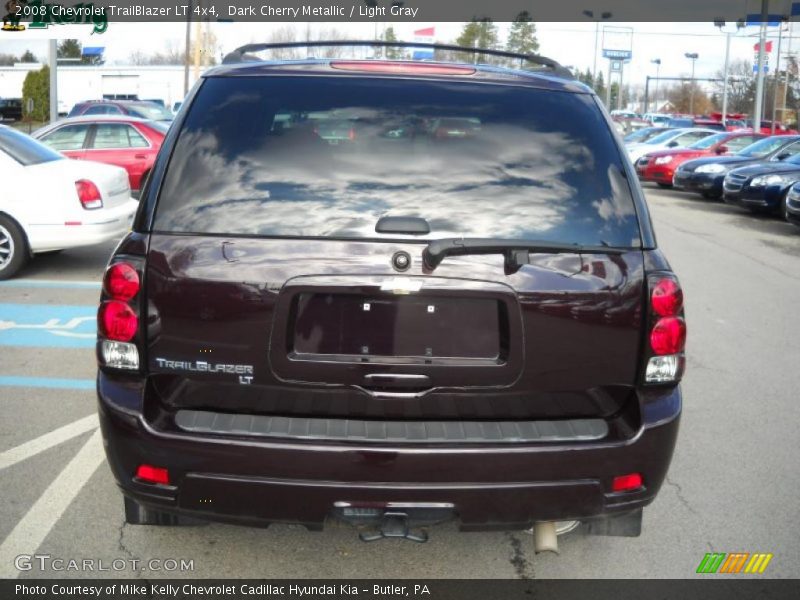 Dark Cherry Metallic / Light Gray 2008 Chevrolet TrailBlazer LT 4x4