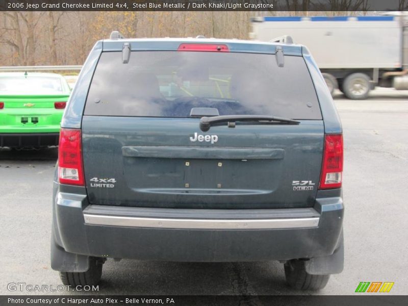 Steel Blue Metallic / Dark Khaki/Light Graystone 2006 Jeep Grand Cherokee Limited 4x4
