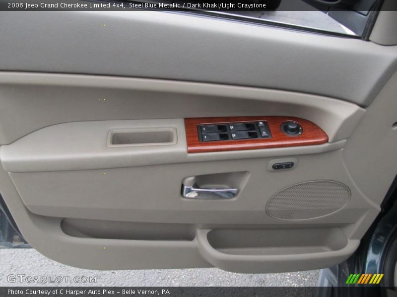 Steel Blue Metallic / Dark Khaki/Light Graystone 2006 Jeep Grand Cherokee Limited 4x4