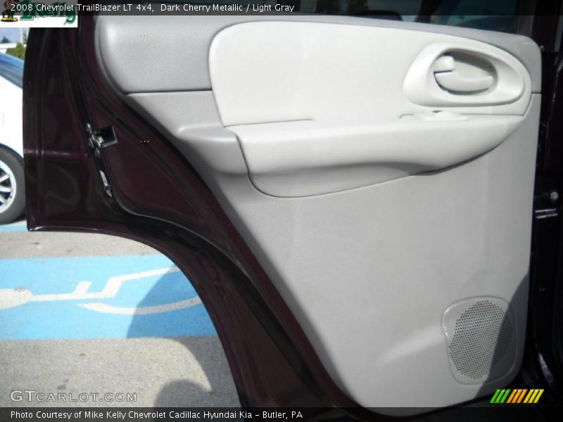 Dark Cherry Metallic / Light Gray 2008 Chevrolet TrailBlazer LT 4x4