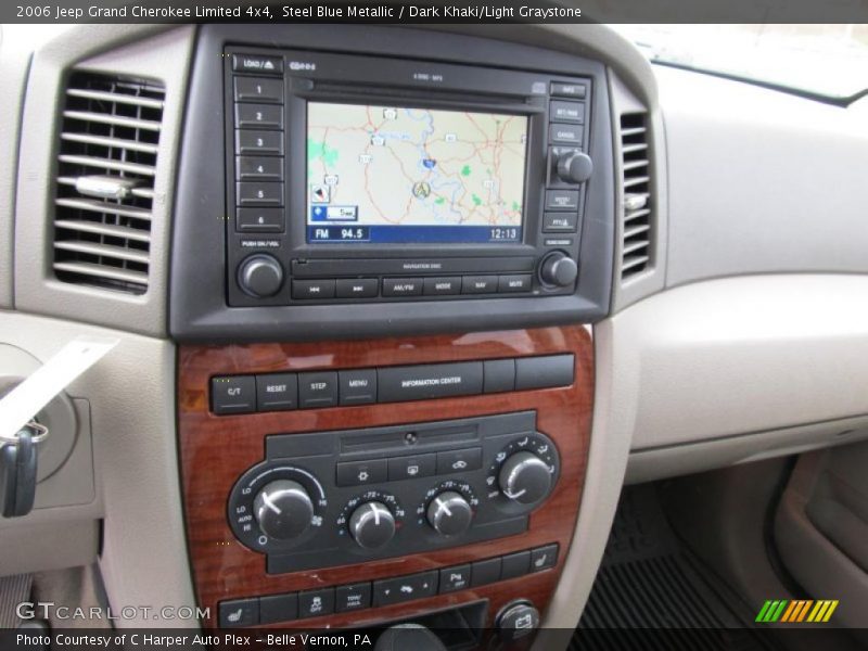 Steel Blue Metallic / Dark Khaki/Light Graystone 2006 Jeep Grand Cherokee Limited 4x4