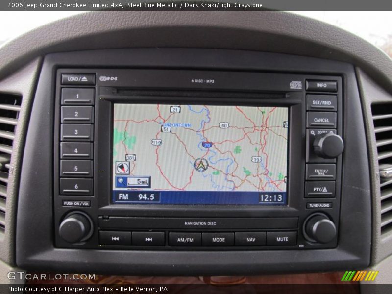 Steel Blue Metallic / Dark Khaki/Light Graystone 2006 Jeep Grand Cherokee Limited 4x4