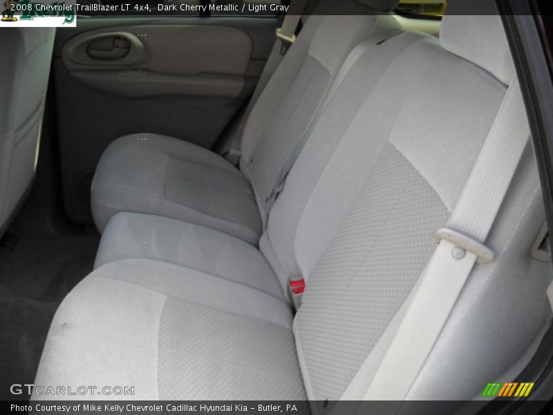 Dark Cherry Metallic / Light Gray 2008 Chevrolet TrailBlazer LT 4x4