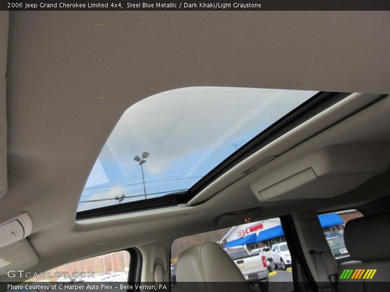 Steel Blue Metallic / Dark Khaki/Light Graystone 2006 Jeep Grand Cherokee Limited 4x4