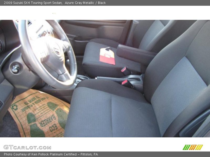 Azure Gray Metallic / Black 2009 Suzuki SX4 Touring Sport Sedan