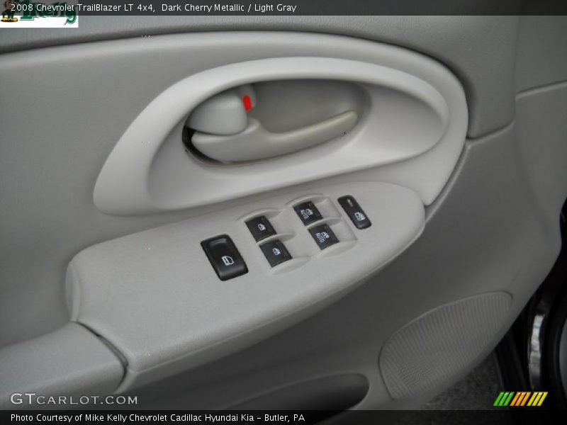 Dark Cherry Metallic / Light Gray 2008 Chevrolet TrailBlazer LT 4x4