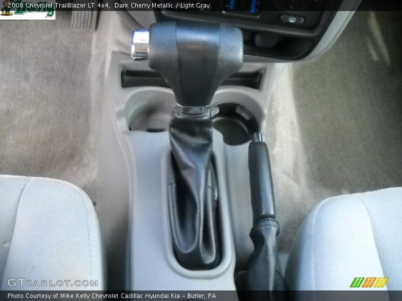 Dark Cherry Metallic / Light Gray 2008 Chevrolet TrailBlazer LT 4x4