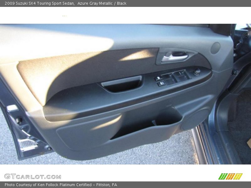 Azure Gray Metallic / Black 2009 Suzuki SX4 Touring Sport Sedan