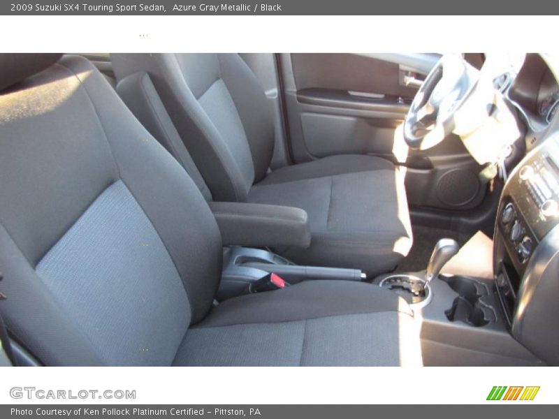 Azure Gray Metallic / Black 2009 Suzuki SX4 Touring Sport Sedan