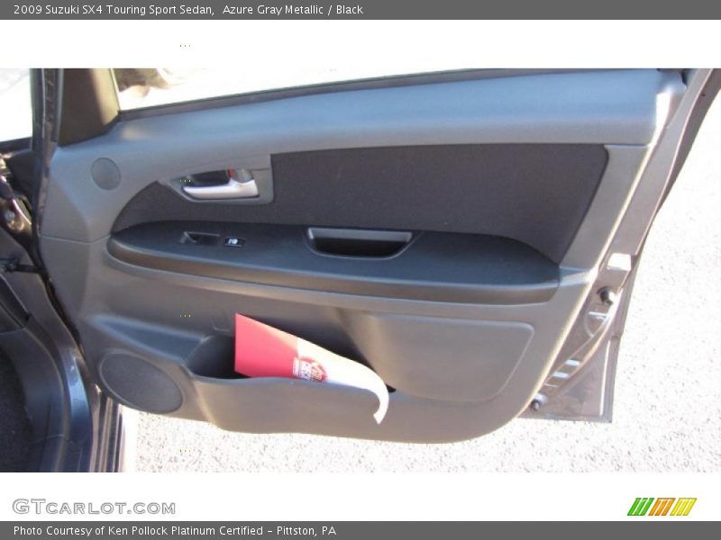 Azure Gray Metallic / Black 2009 Suzuki SX4 Touring Sport Sedan