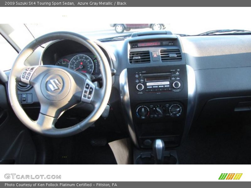 Azure Gray Metallic / Black 2009 Suzuki SX4 Touring Sport Sedan