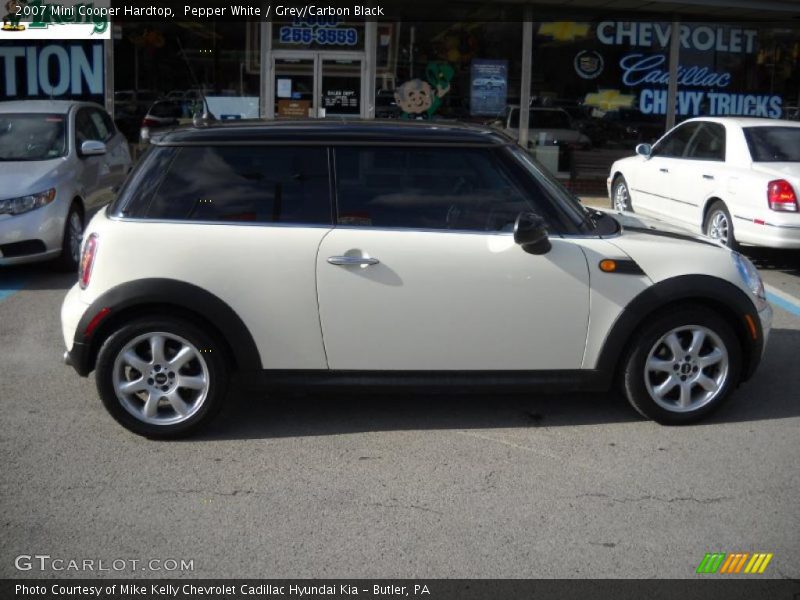 Pepper White / Grey/Carbon Black 2007 Mini Cooper Hardtop