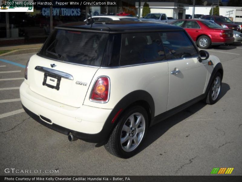 Pepper White / Grey/Carbon Black 2007 Mini Cooper Hardtop