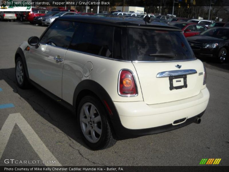 Pepper White / Grey/Carbon Black 2007 Mini Cooper Hardtop