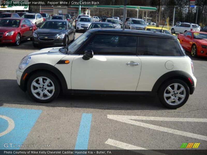 Pepper White / Grey/Carbon Black 2007 Mini Cooper Hardtop